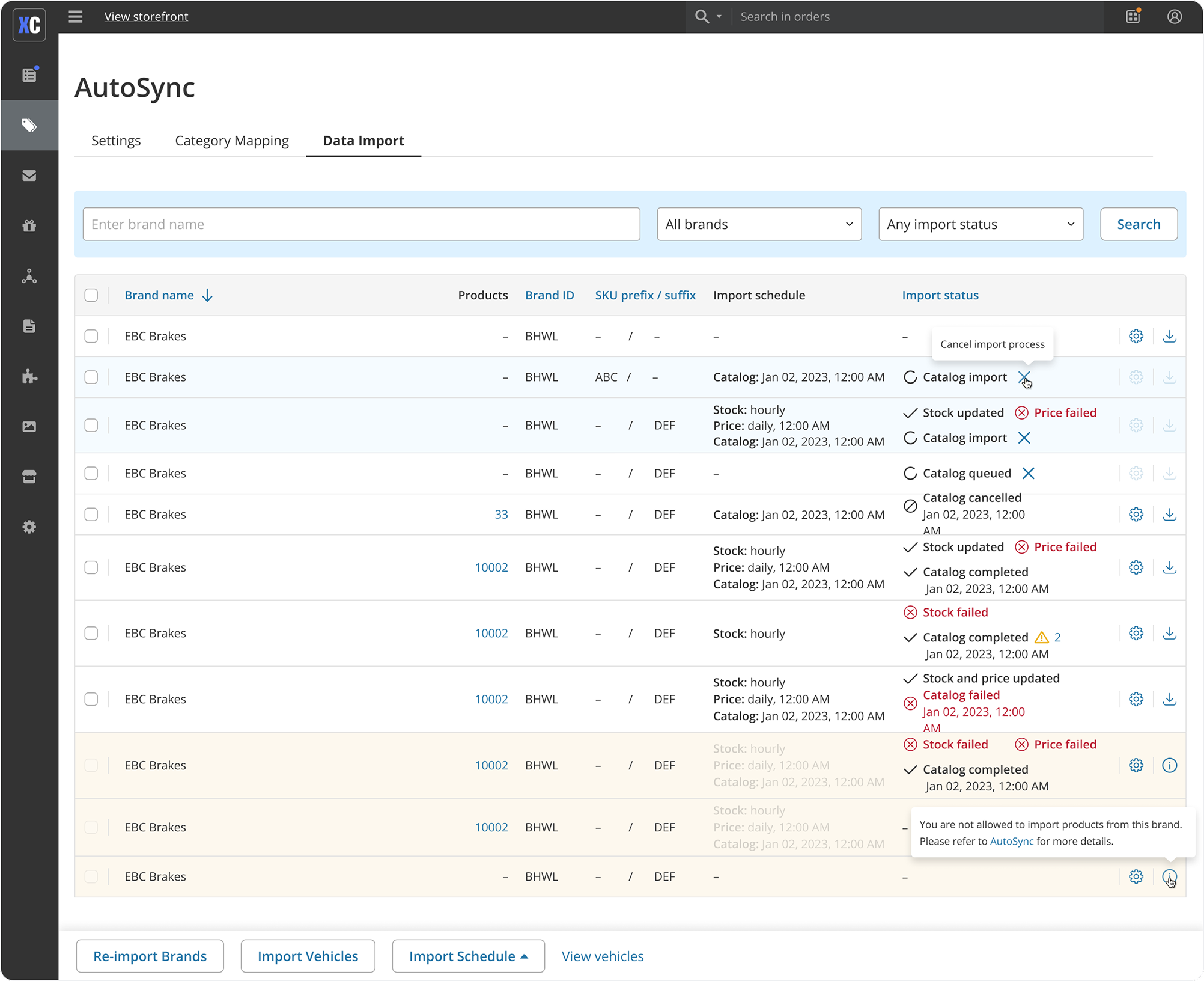 Automotive Data and Supplier Integrations