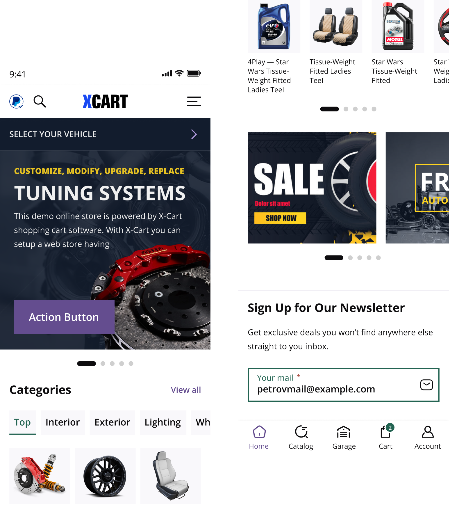 Automotive Website Design