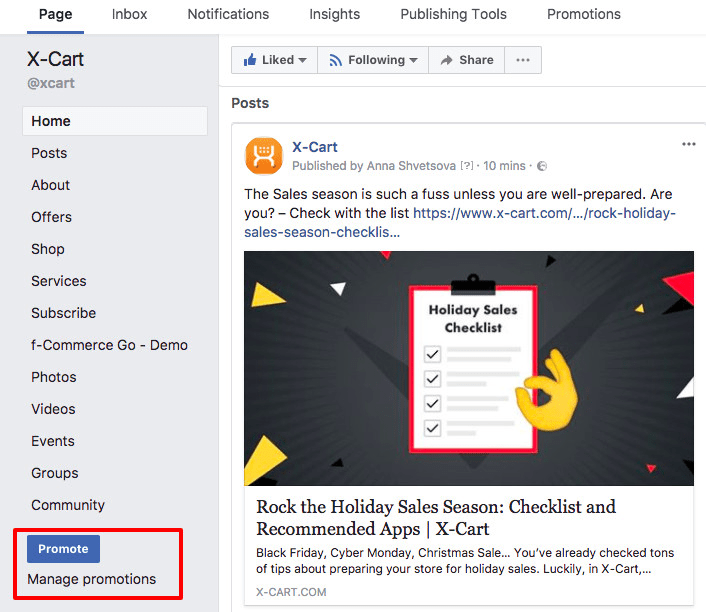 Setting up Instagram ads in Facebook