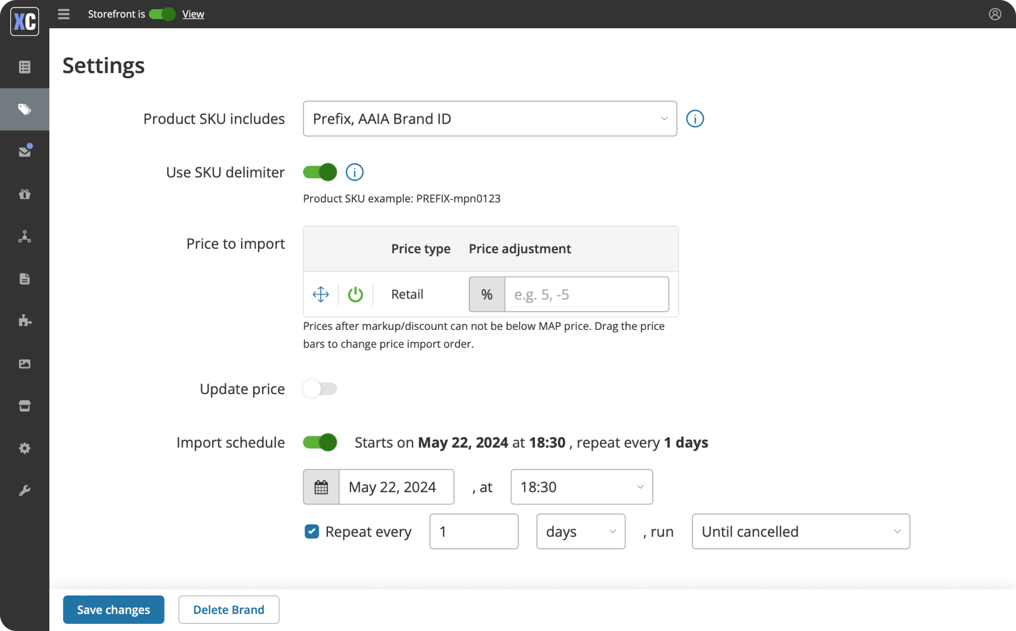Facilitated Price Management