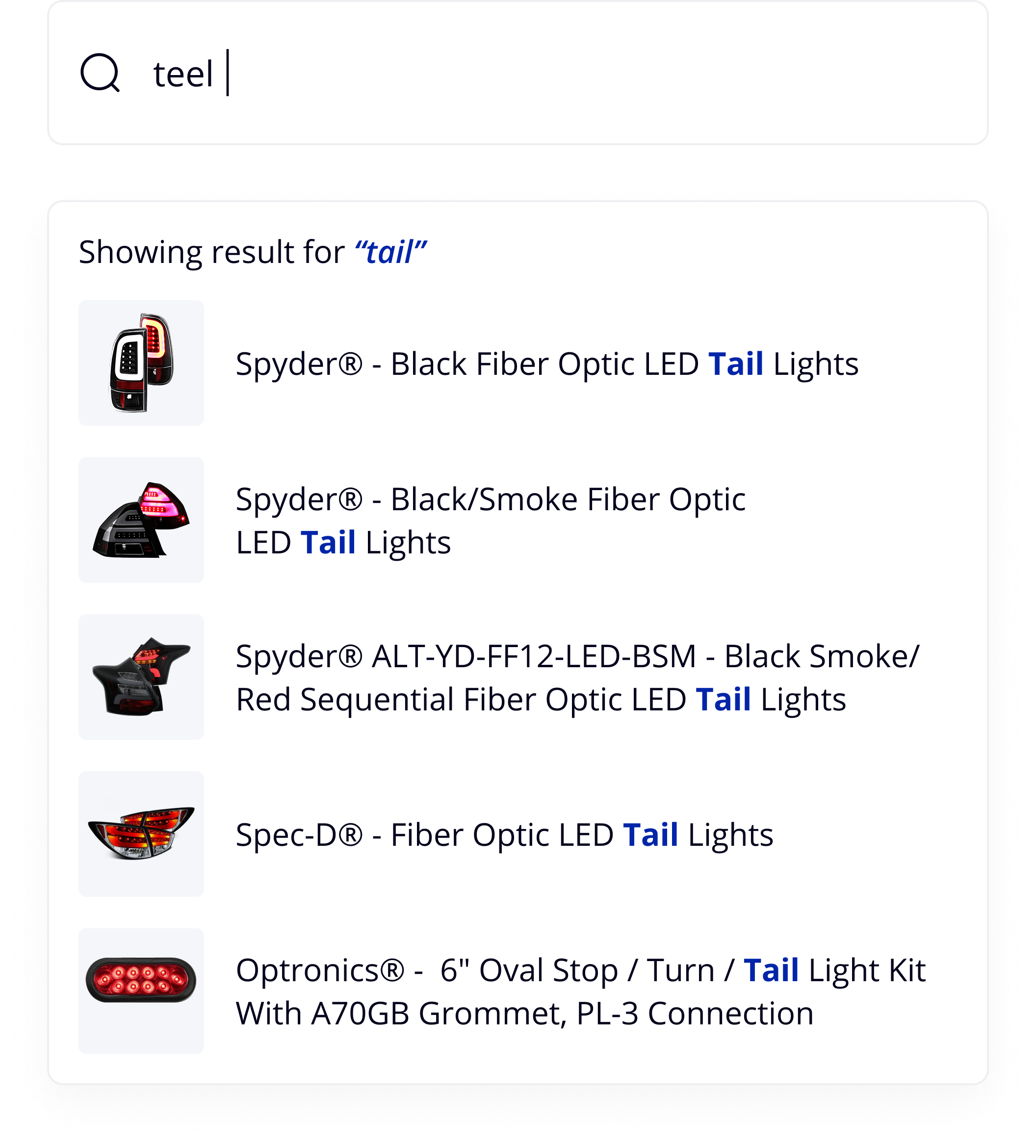 Fitment Search and Smart Product Filtering